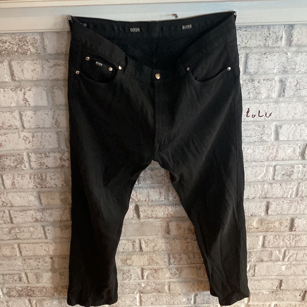 Hugo Boss select line charcoal corduroy 34/32